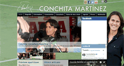 Desktop Screenshot of conchitamartinez.com
