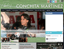 Tablet Screenshot of conchitamartinez.com